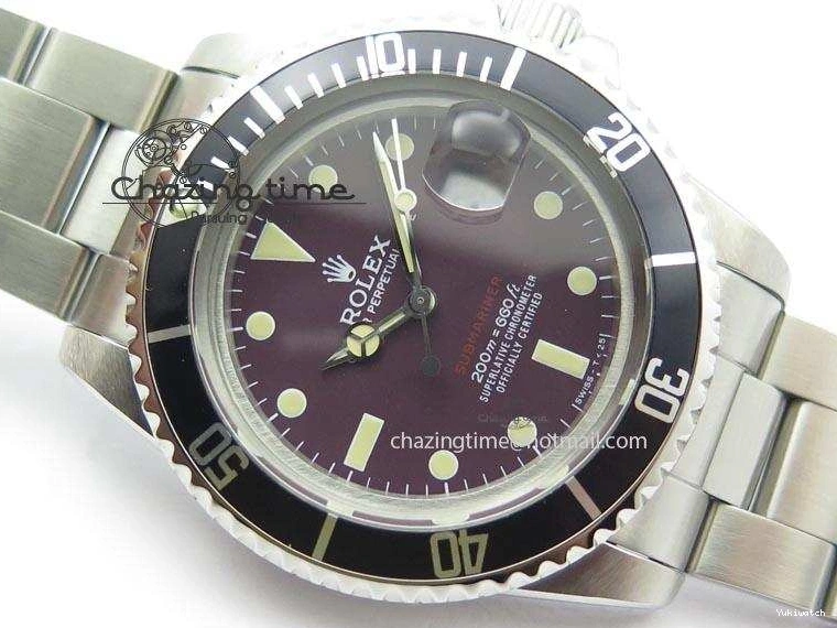 A2836 Best Red (Superlumed Submariner Edition Vintage hands) 200m=660ft 1680 and dial 0509